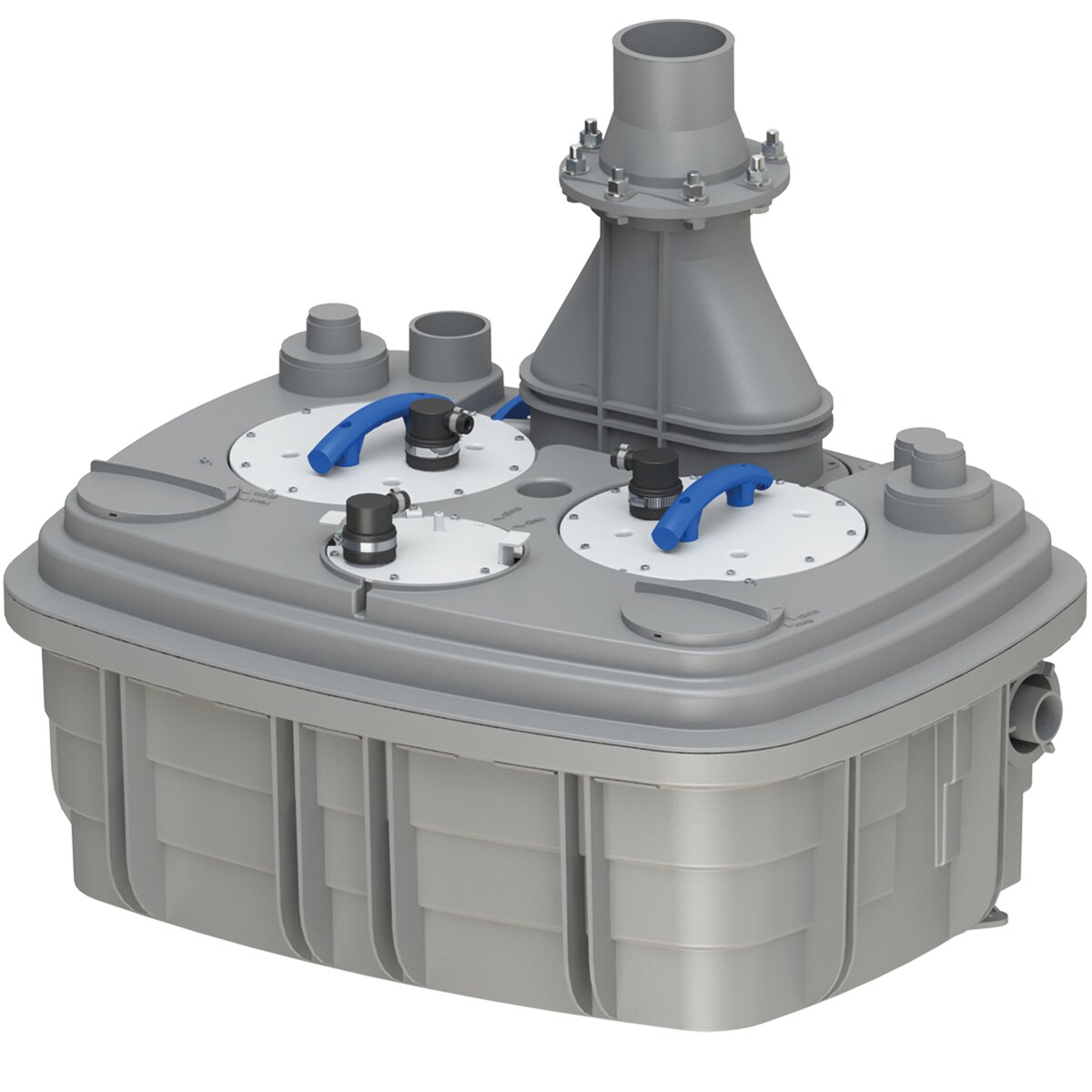 SFA Hochleistungs-Hebeanlage SANICUBIC 2 VX S mit 2 Freistromradpumpen, IP68