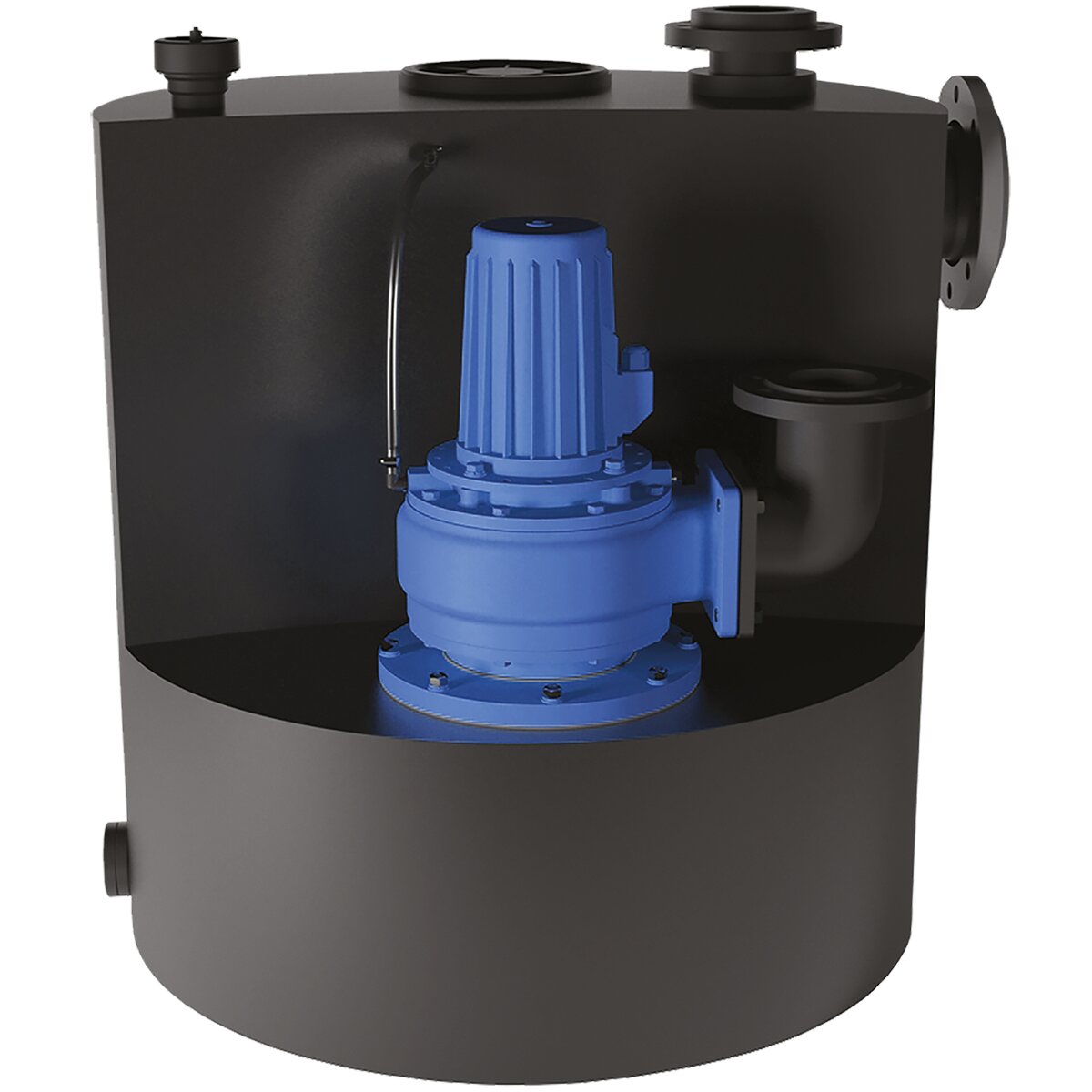 SFA Hochleistungs-Hebeanlage SANICUBIC 1 SC4.0T mit 1 Kanalradpumpe, 4kW, 400 V