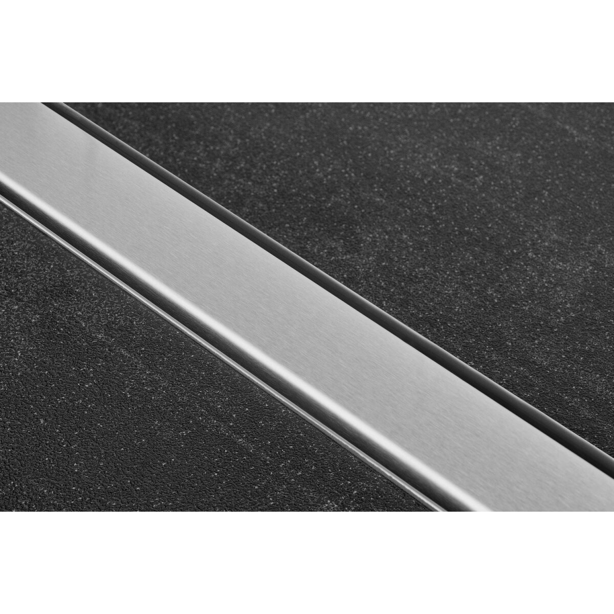 ESS Easy Drain Compact Clean FF Zero Duschrinne Komplettset 80 cm lang, 30 mm Sperrwasserhöhe
